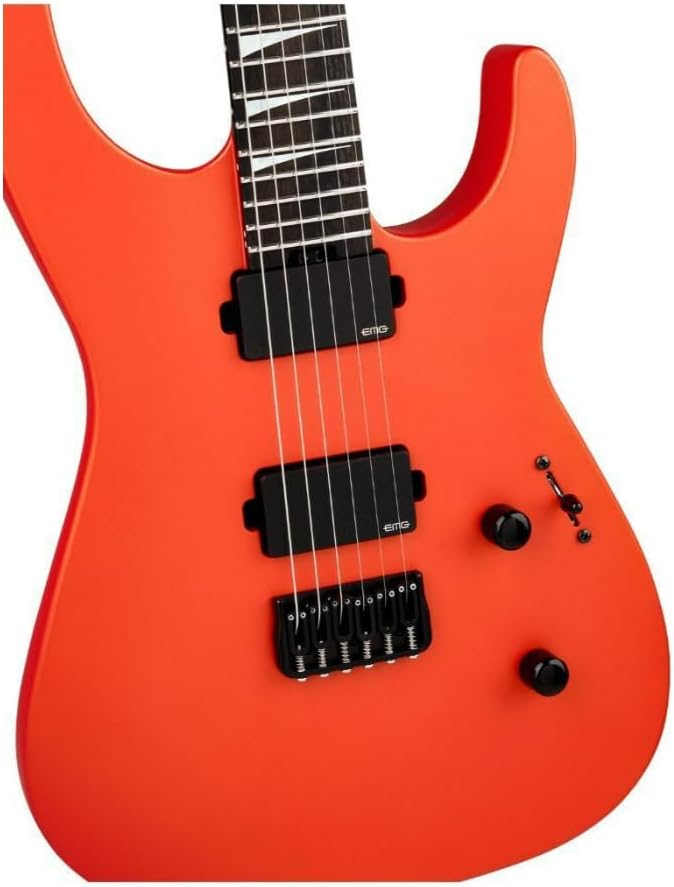 Jackson American Series Soloist HT Electric Guitar - Satin Lambo Orange