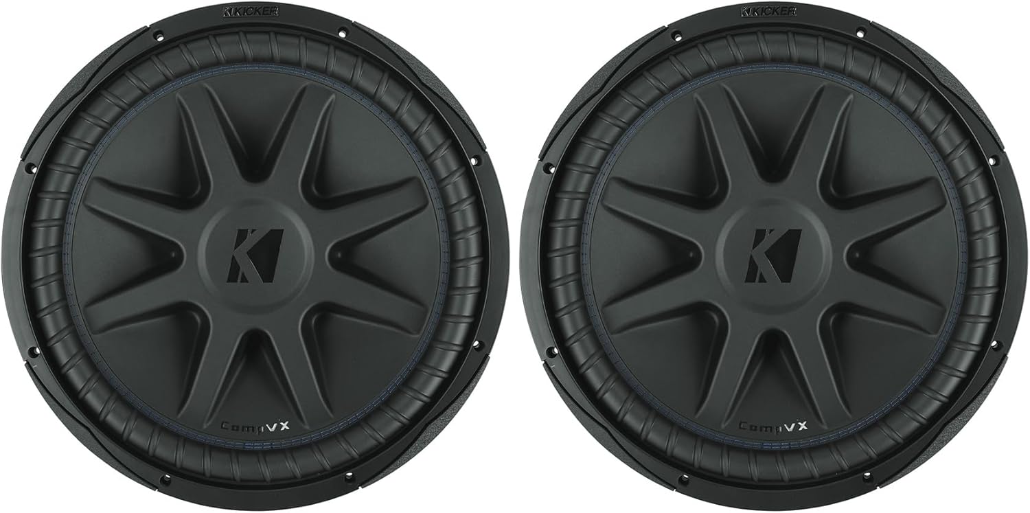 KICKER Bundle: (2) 50CVX154 COMPVX 15