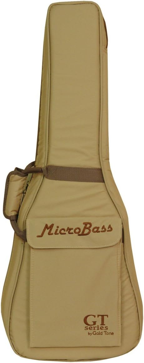 Gold Tone Left Hand Micro Fretless Bass Guitar w/Gig Bag