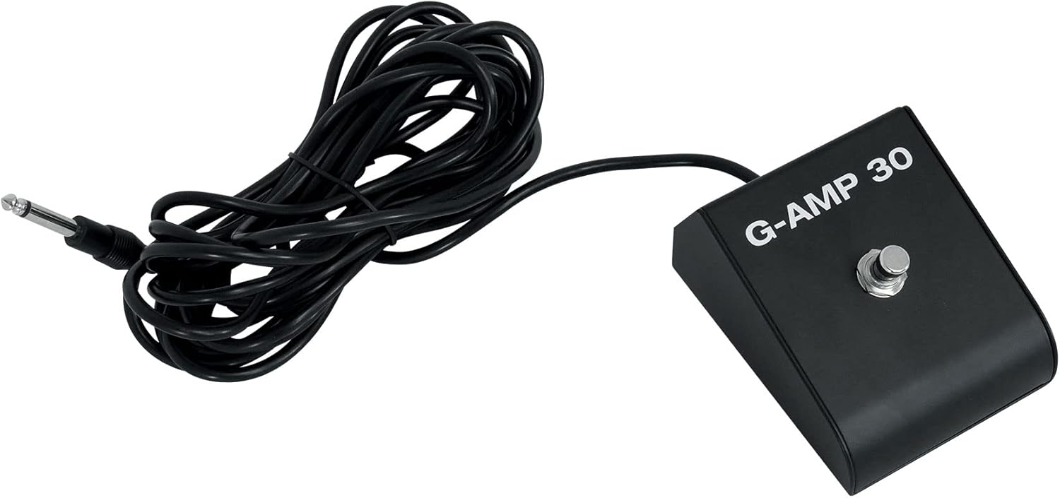 Rockville G-AMP 30 Watt Guitar Combo Amplifier, Bluetooth, Mic Input, Footswitch, Delay Effect, for Home Practice and Small Gigs