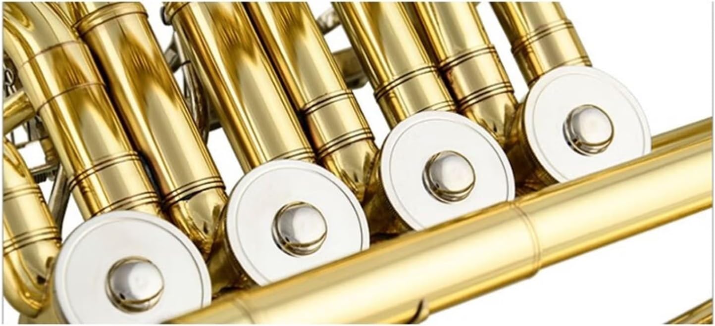 Beginner euphonium Flat 4-key Euphonium Gold Lacquer Large Armored Horn Wind Instrument Gold