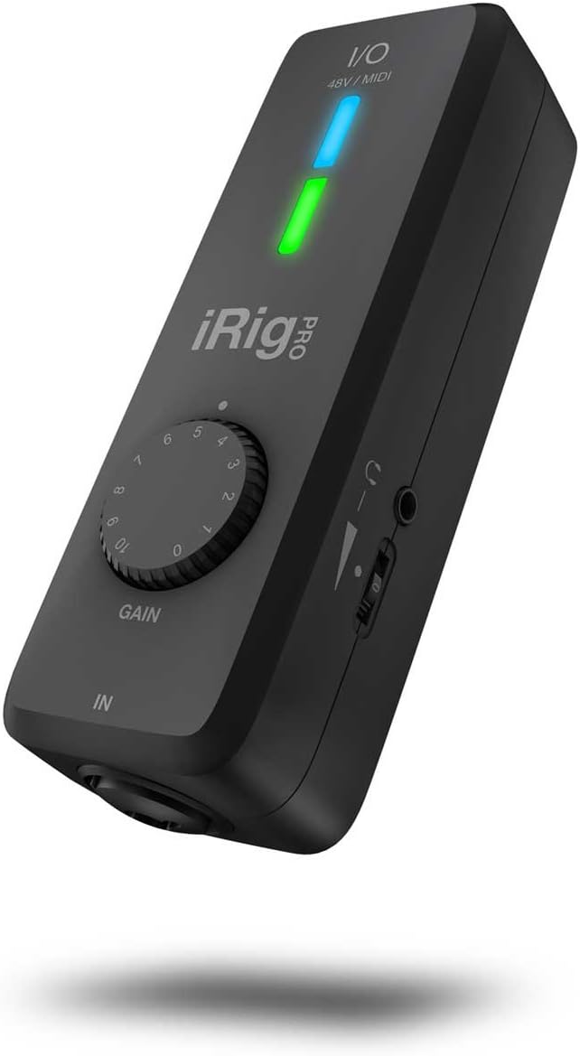 IK Multimedia iRig PRO I/O High-End Audio/MIDI Interface IP-IRIG-PROIO-AS