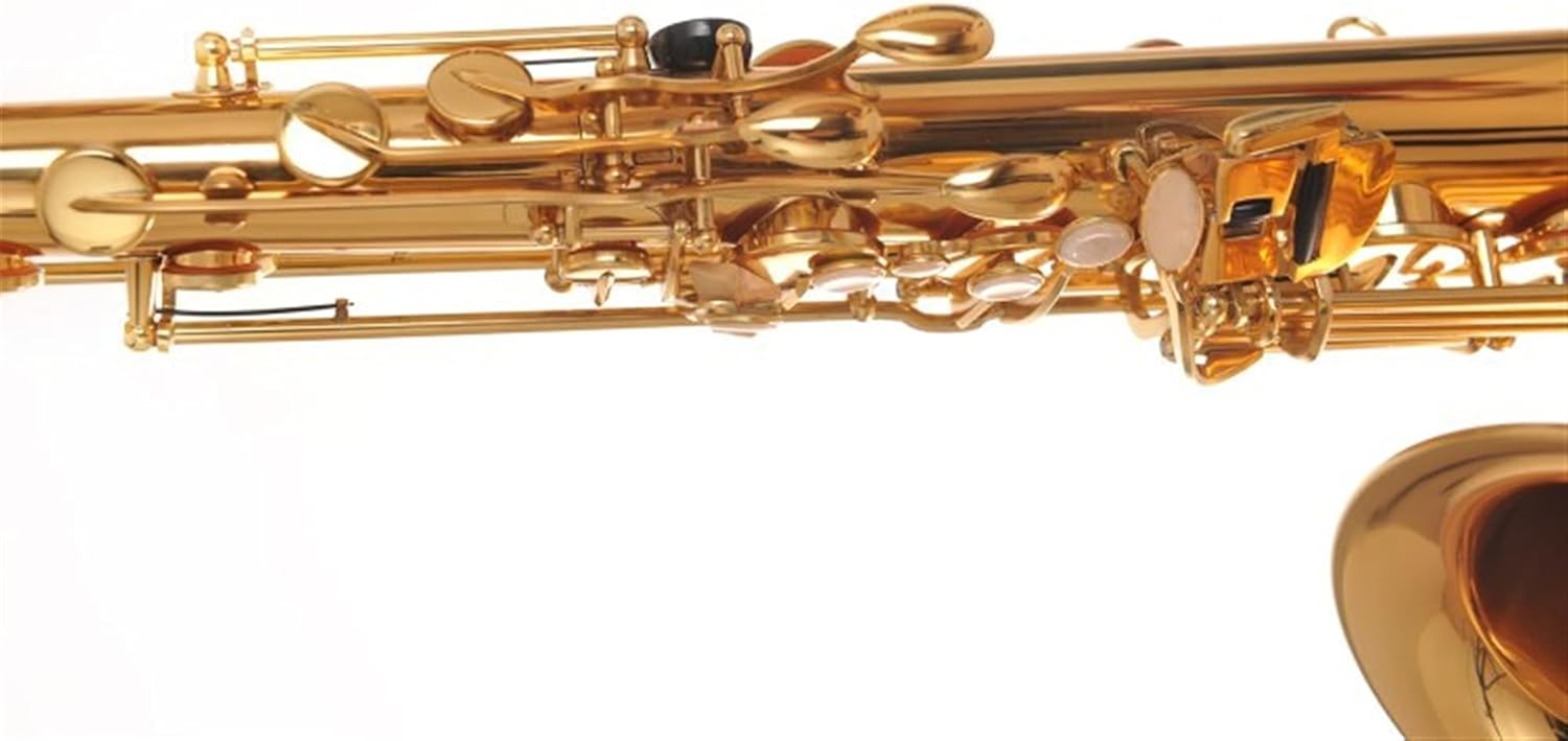 Professional Saxophone B Flat Tenor Saxophone/Wind Instrument Electrophoresis Golden Saxophone is Suitable for Beginner Bands Brass Sax Beginners Kit