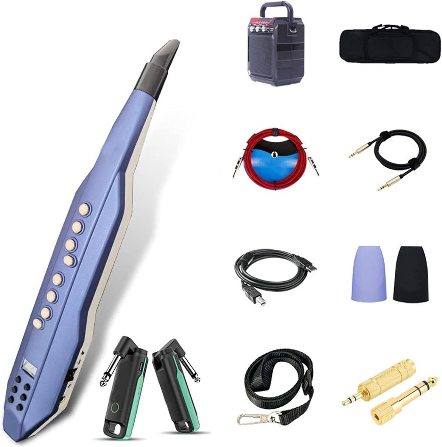 Sax Beginners Kit Digital Electronic Wind Instrument Electric Saxophone is Suitable for Beginners and Novice Digital Leisure Instruments Wind Instrument (Color : 6)