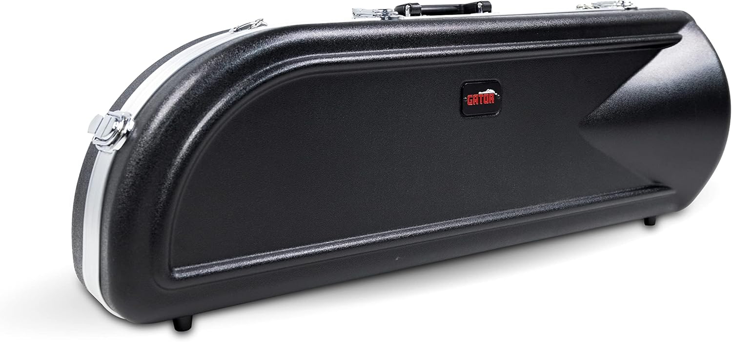 Gator Cases Andante Series Molded ABS Hardshell Case for Trombone with F-Attachment, (GC-TROMBONE-F23)