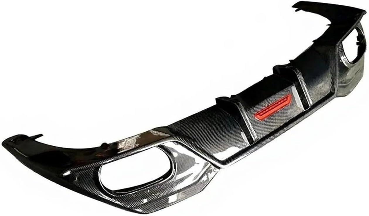 Car Bumper Rear Lip Diffuser Spoiler Compatible for BMW 840i G14 G15 G16 8 Series 2019 2020(Dry Double Carbon Fiber)