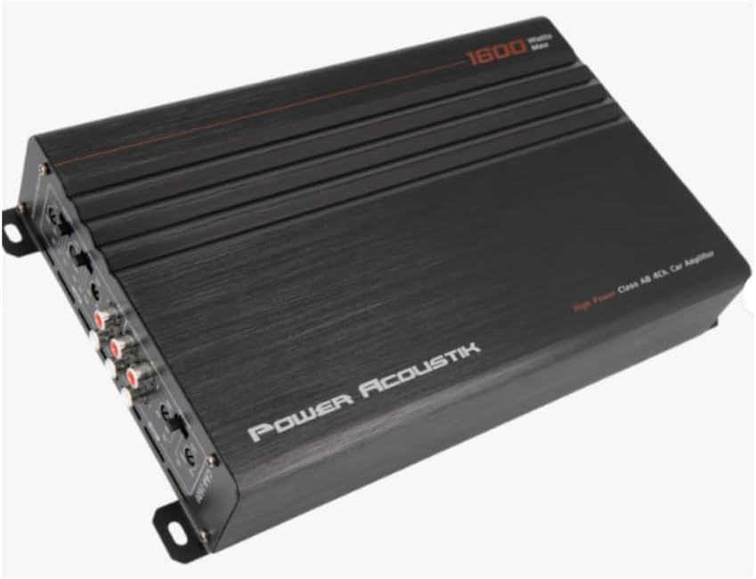 Power Acoustik CA4-1600 4-Channel 1600W Max Class-A/B Car Audio Amplifier