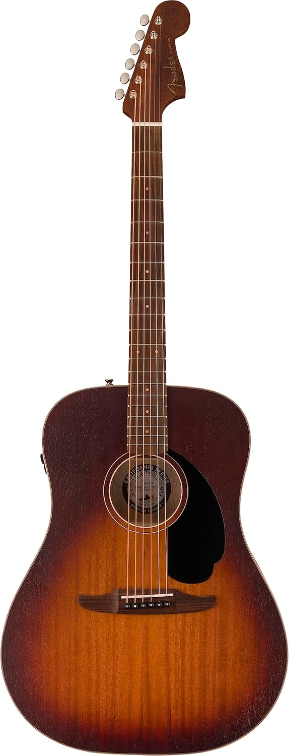 Fender 6 String Acoustic Guitar, Right-Hand, Honey Burst (0970812142)