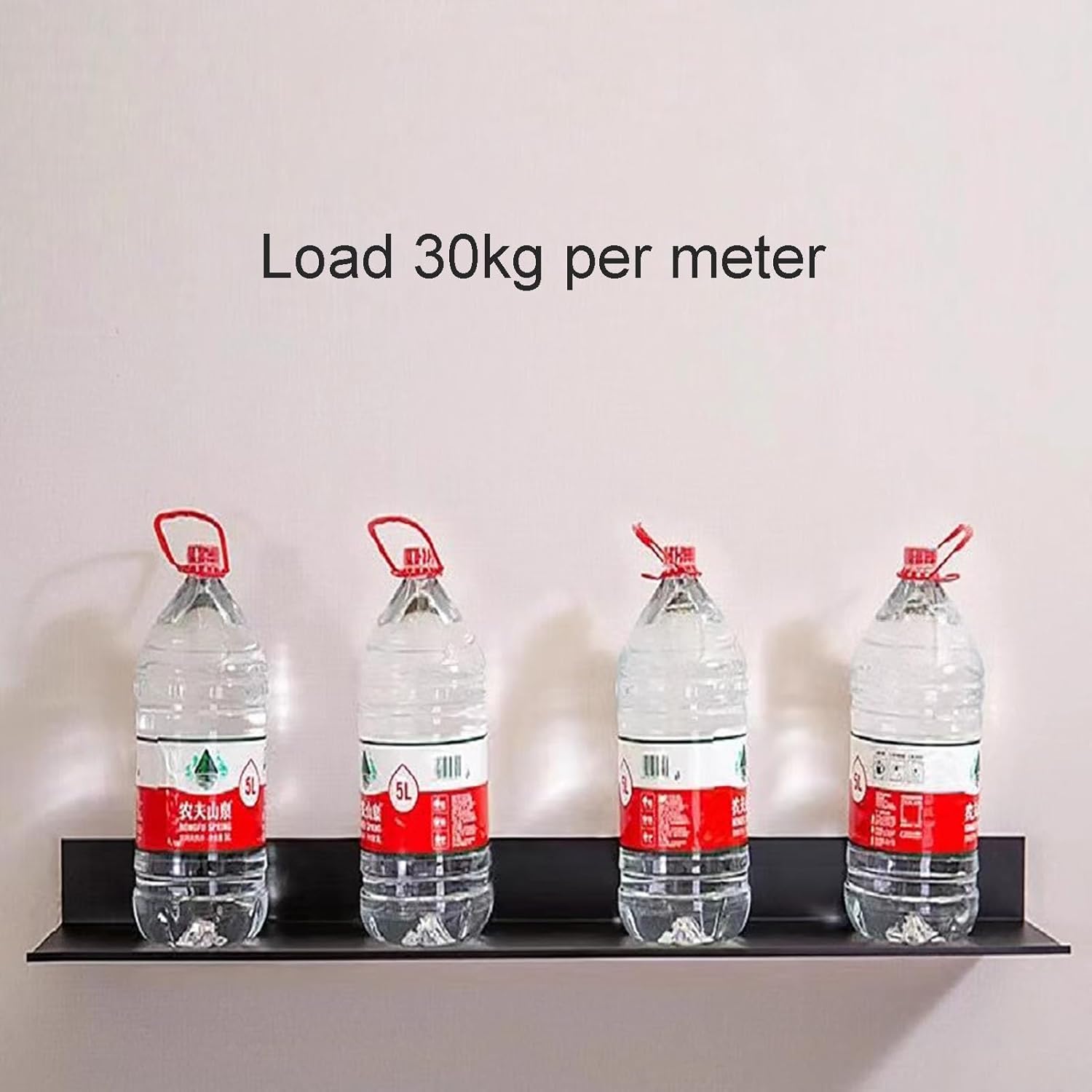 Wall Shelves Picture Ledge,Floating Shelves Wall Mounted Built-in LED Light, Metal Wall Mounted Light-Emitting Shelves Creative Display Shelf for Plant Shelf Bookshelf ( Color : Gray , Size : 120cm/47