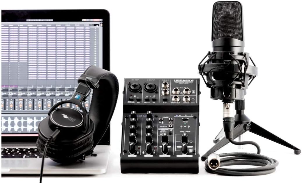 ART USBMix4 Four Channel Mixer/USB Audio Interface