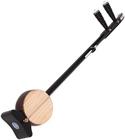 OrientalMusicSanctuary Soloist's Black Sandalwood Soprano Banhu - Chinese Bang-Zi Opera Fiddle Erhu