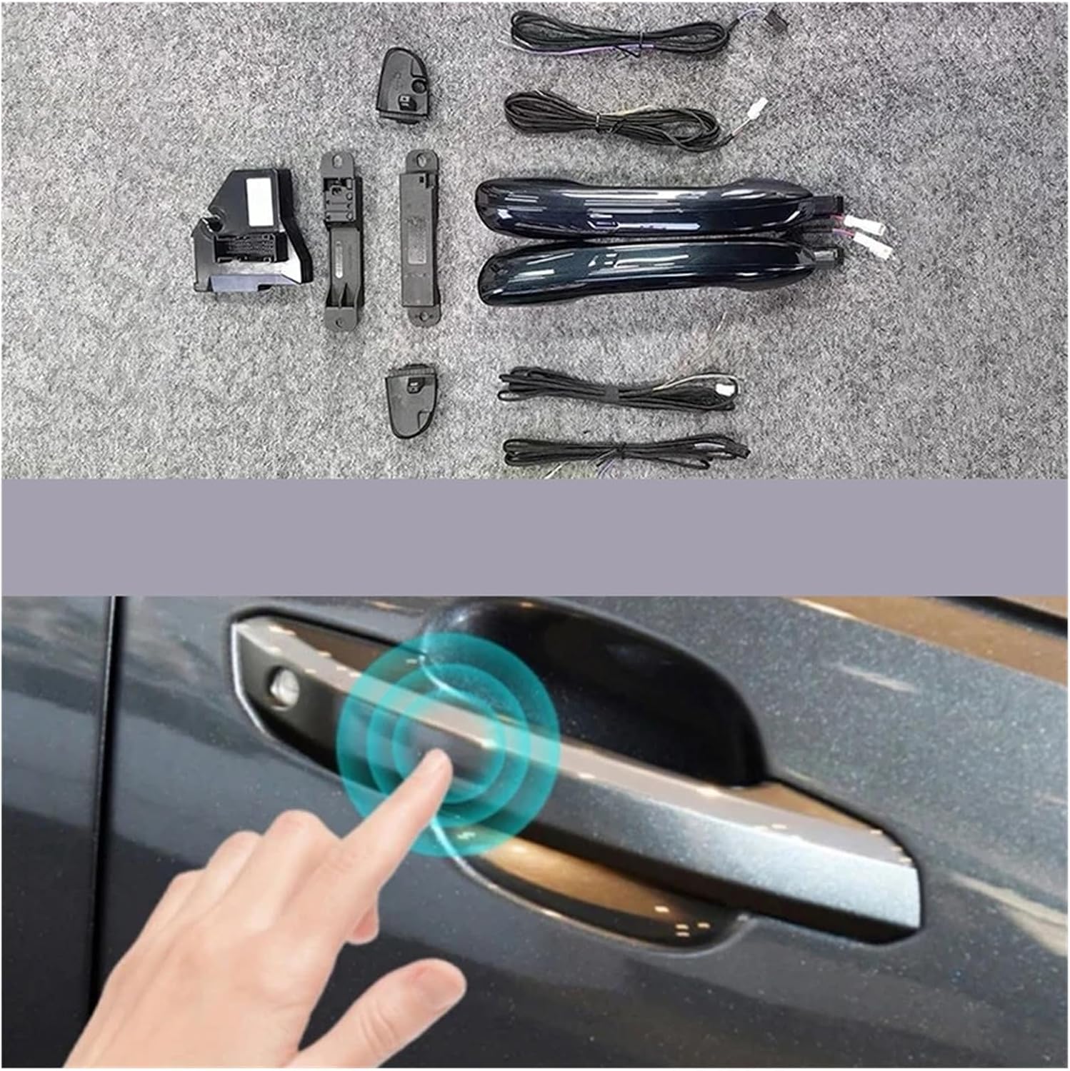 Keyless Entry Compatible with Mercedes-Benz C/GLC-Class W206 22+ W254 23+ Agreement Comfortable Entry No Programming Required(Compatible with W254,Four Door)