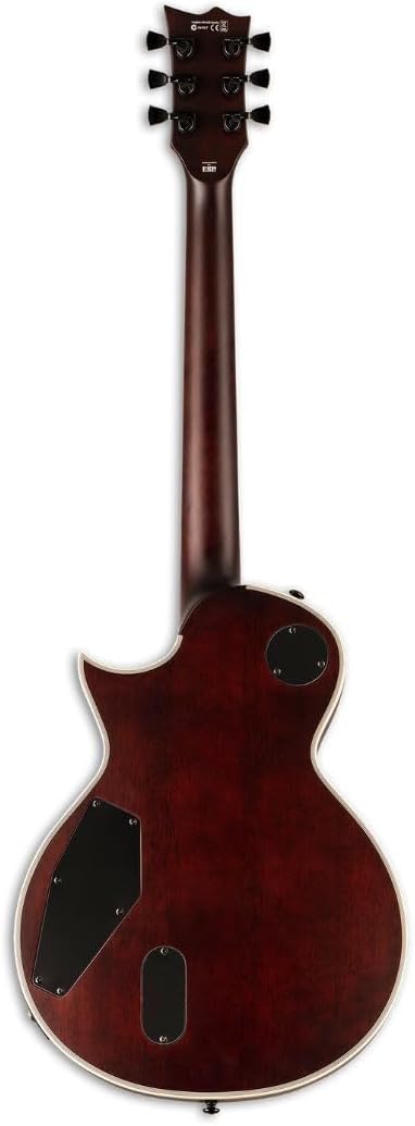 ESP LTD Deluxe EC-1000T CTM Electric Guitar, Tobacco Sunburst Satin