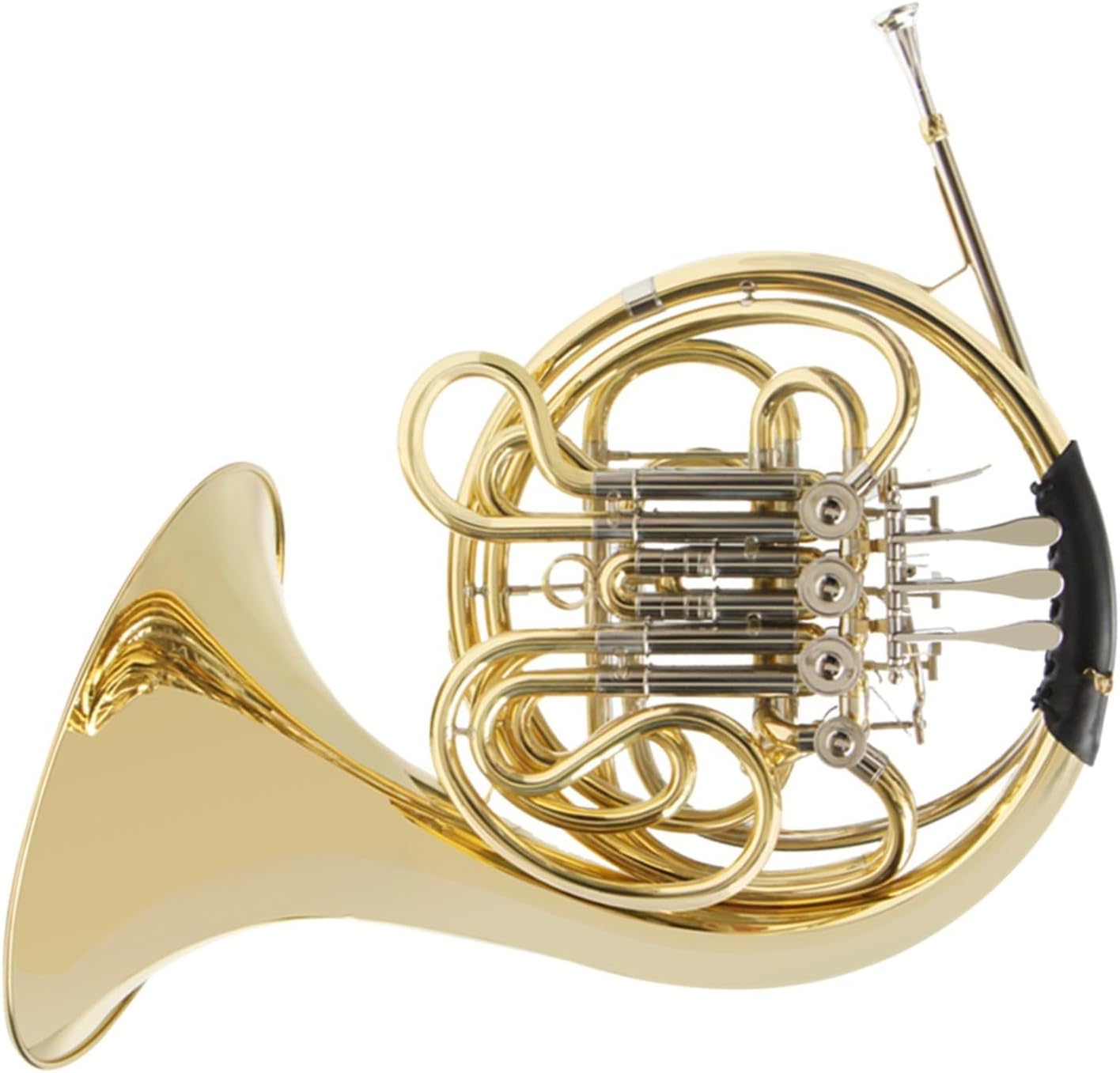 French Horn Instrument B flat 4 key double row