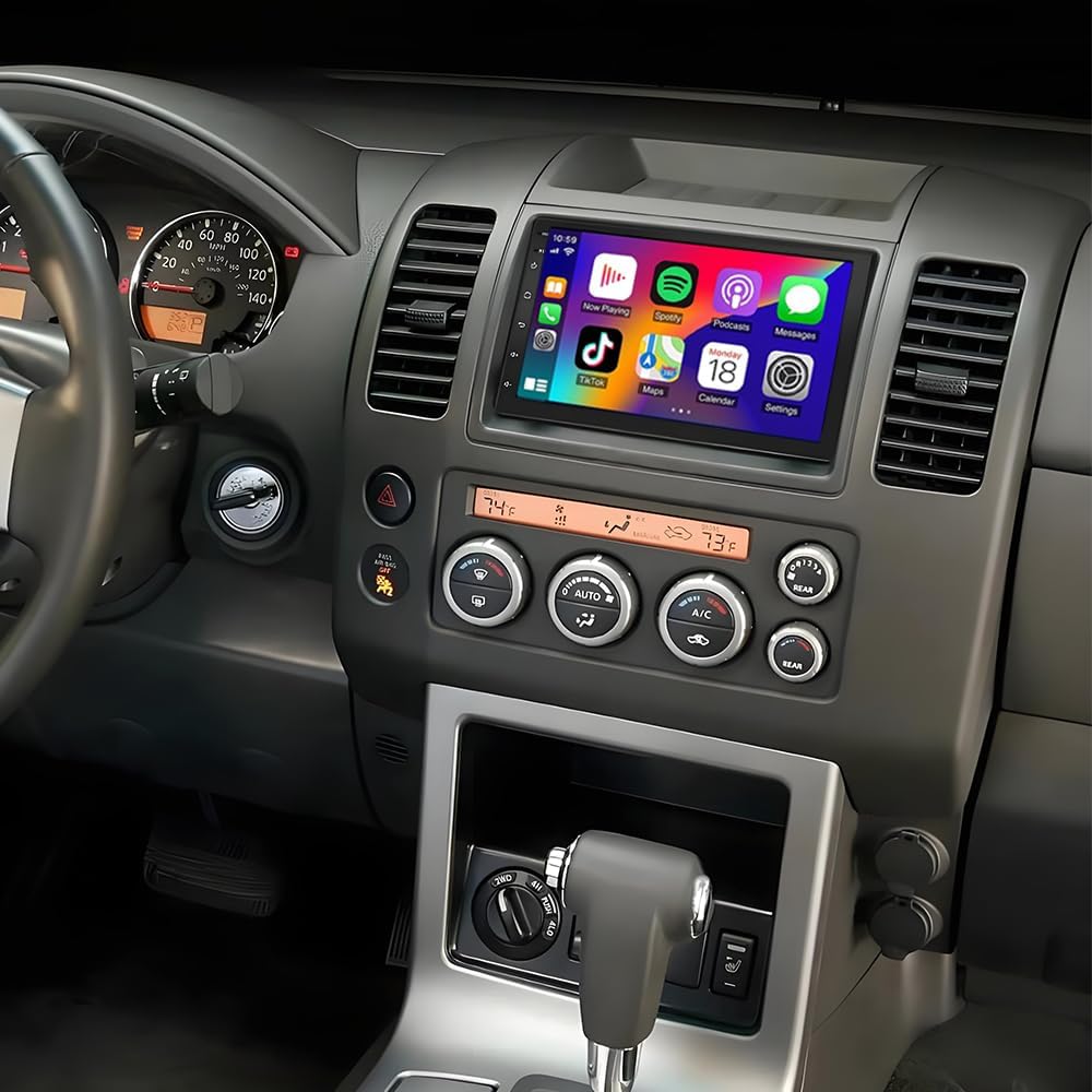 Car Stereo Radio for Nissan Pathfinder 2005-2010 with Wireless Carplay & Android Auto,7 Inch Car Audio Receiver GPS Navigation Unit with Bluetooth Head Unit Backup Camera WiFi SWC-2+32G
