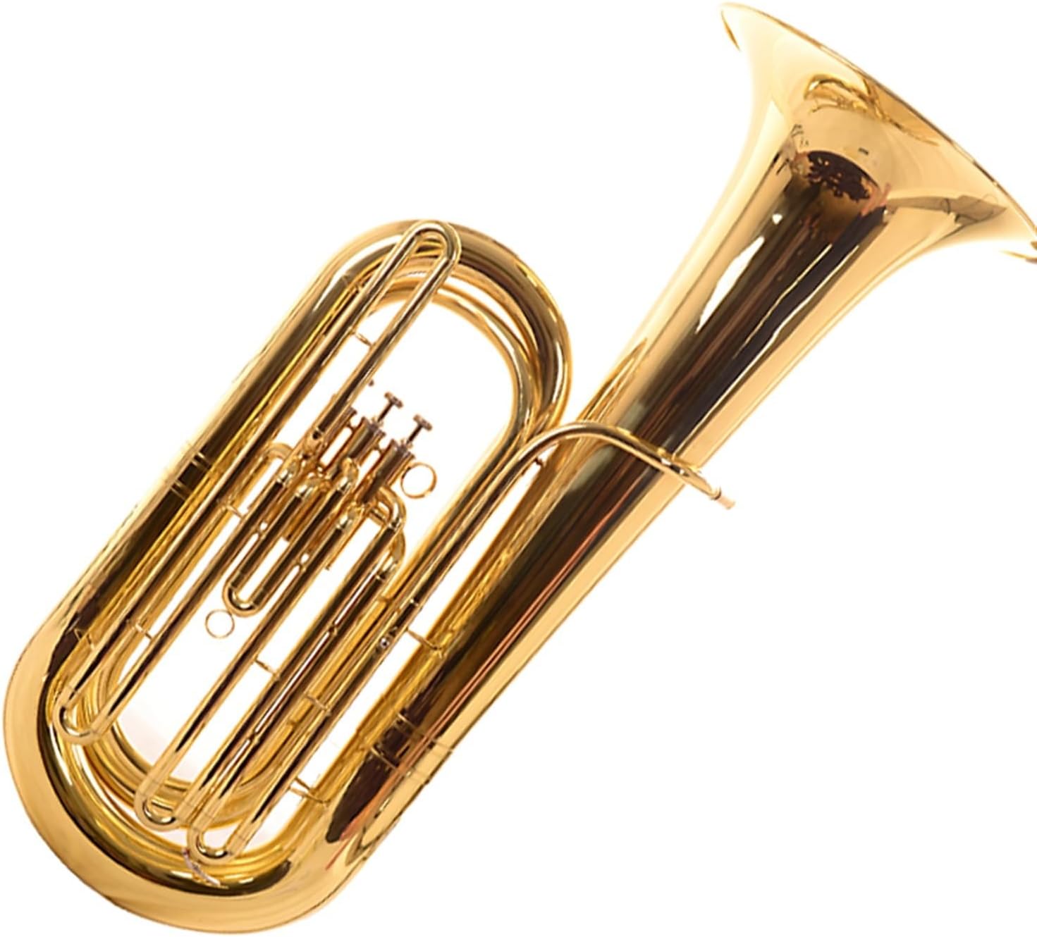 Beginner euphonium Professional Bass Instrument Trombone Trombone Instrument Gold And Silver Instrument(Gold)