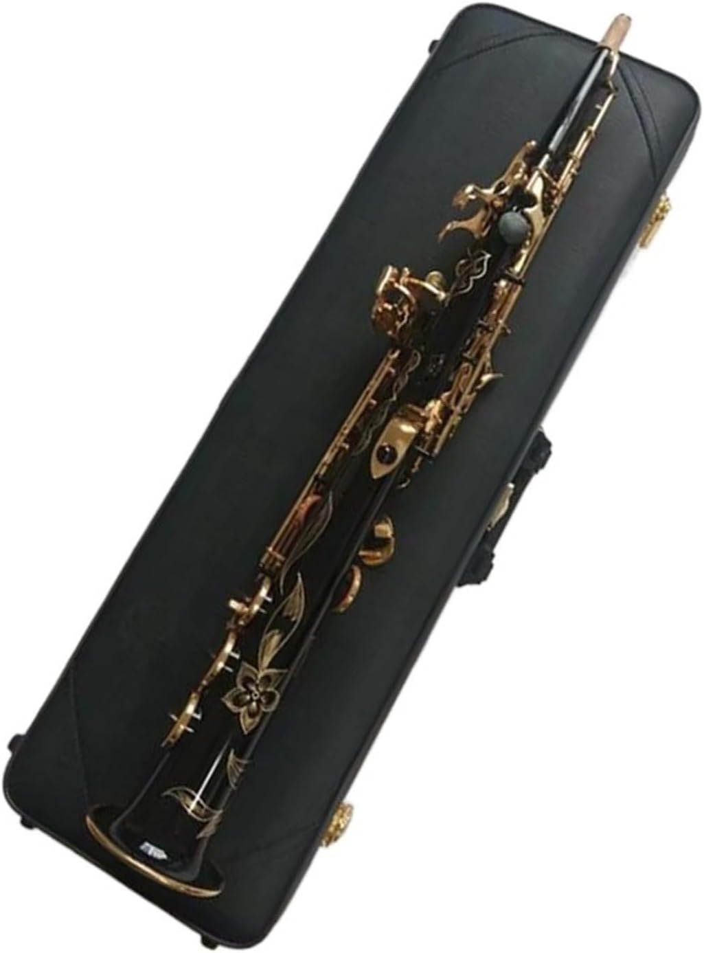 Woodwind Instruments Straight Treble Sax Black Saxophone Mouthpiece Professional Level