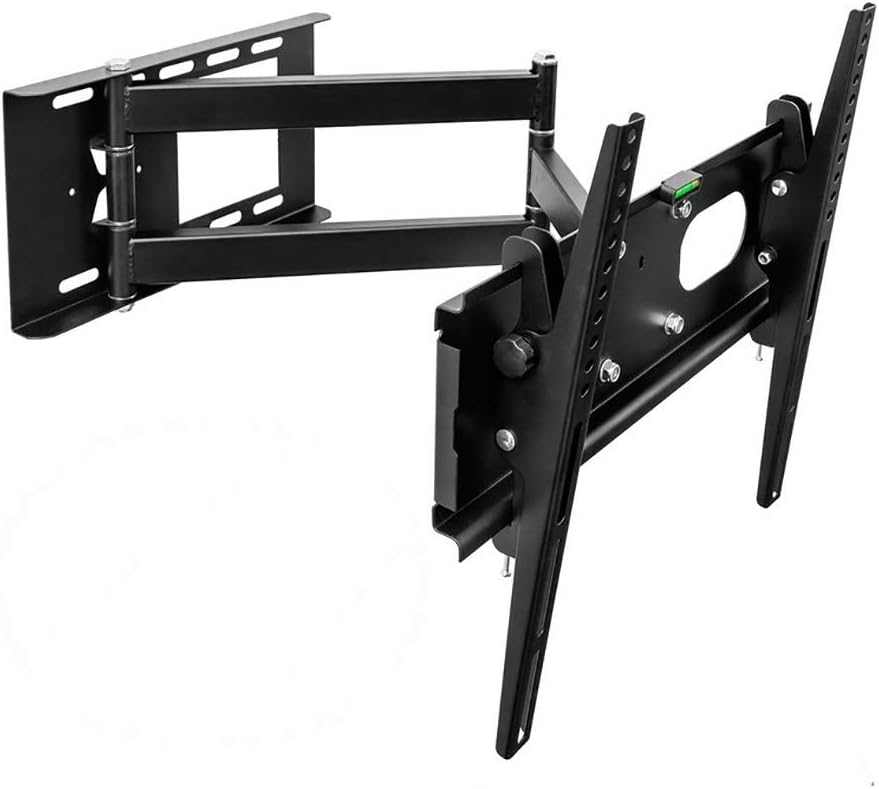 Tv Wall Bracket Tv Wall Mount Bracket Wall Bracket Thickened Type 26”- 55”TV Rack Universal Telescopic Rotation (Color : Black) (Black)