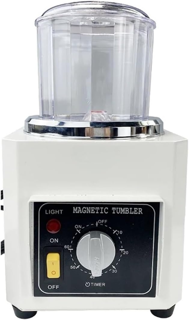 Magnetic Polishing Machine,Tumbler AC DIY Jewelry Polisher Finishing Cleaning Tool,Jewelry Polishing Finishing Machine