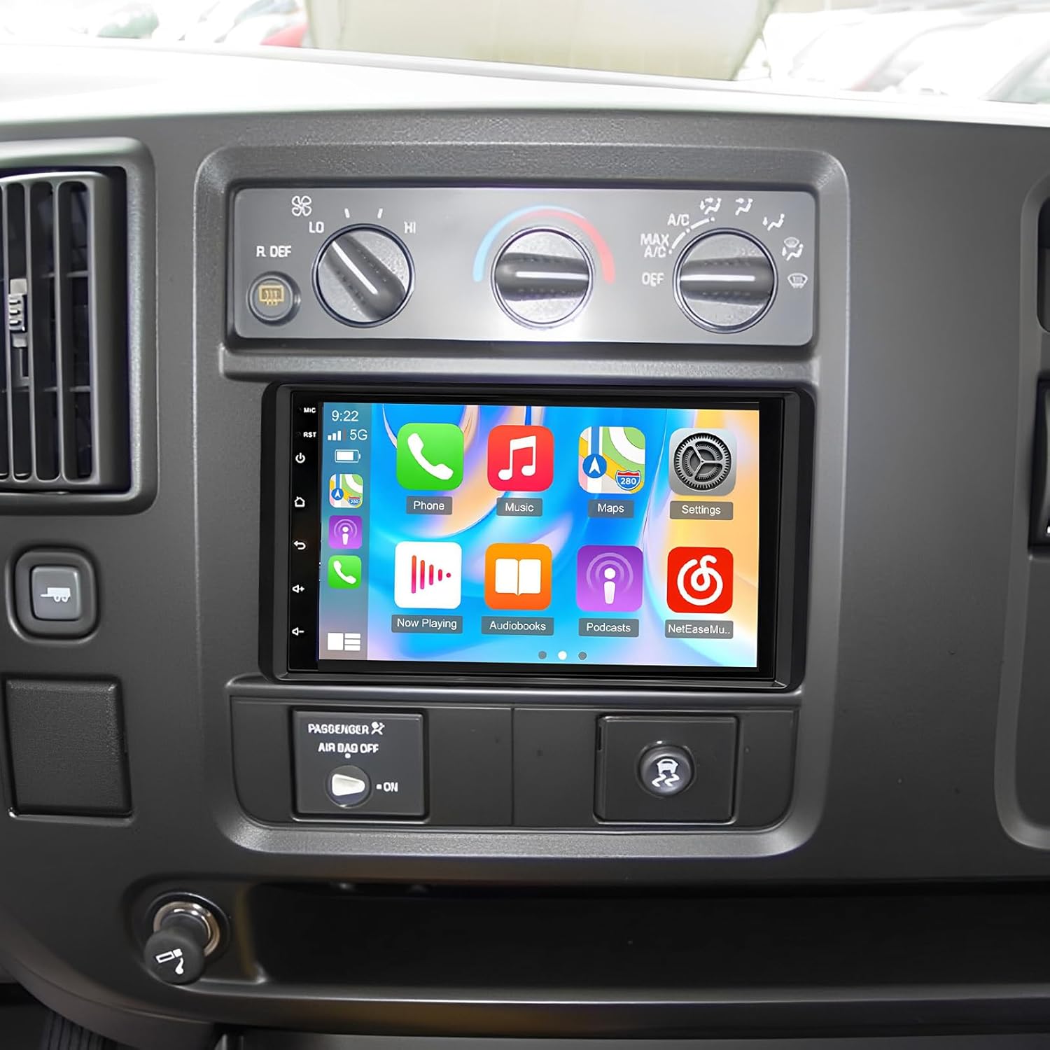 Car Stereo Radio for Chevrolet Chevy Silverado Impala Tahoe GMC Sierra Yukon 2003-2006 7 IPS Touchscreen Car Radio with Carplay/Android Auto Build-in GPS, Backup Camera/DSP/SWC