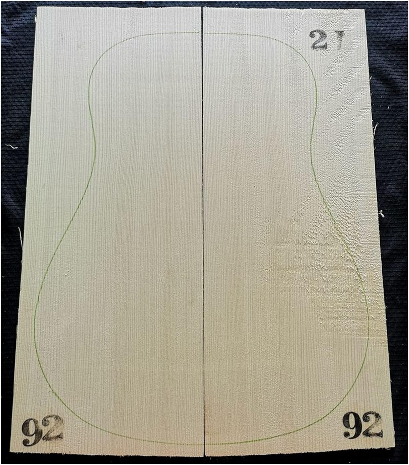 FLFL Spruce Full Veneer Guitar Panel Spruce Making Guitar Wood Unfinished Guitar Kit (Color : 22)