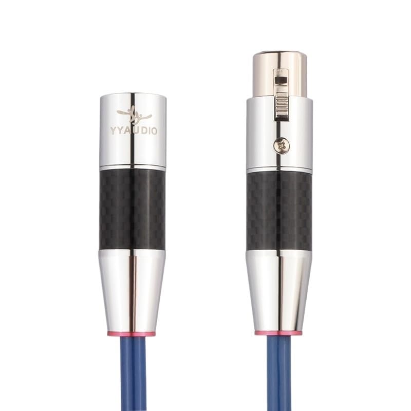 HiFi XLR Cable Nickel Plated Connector OCC OFC Pure Copper XLR Male to Female Audio Cable(Piece,5m)