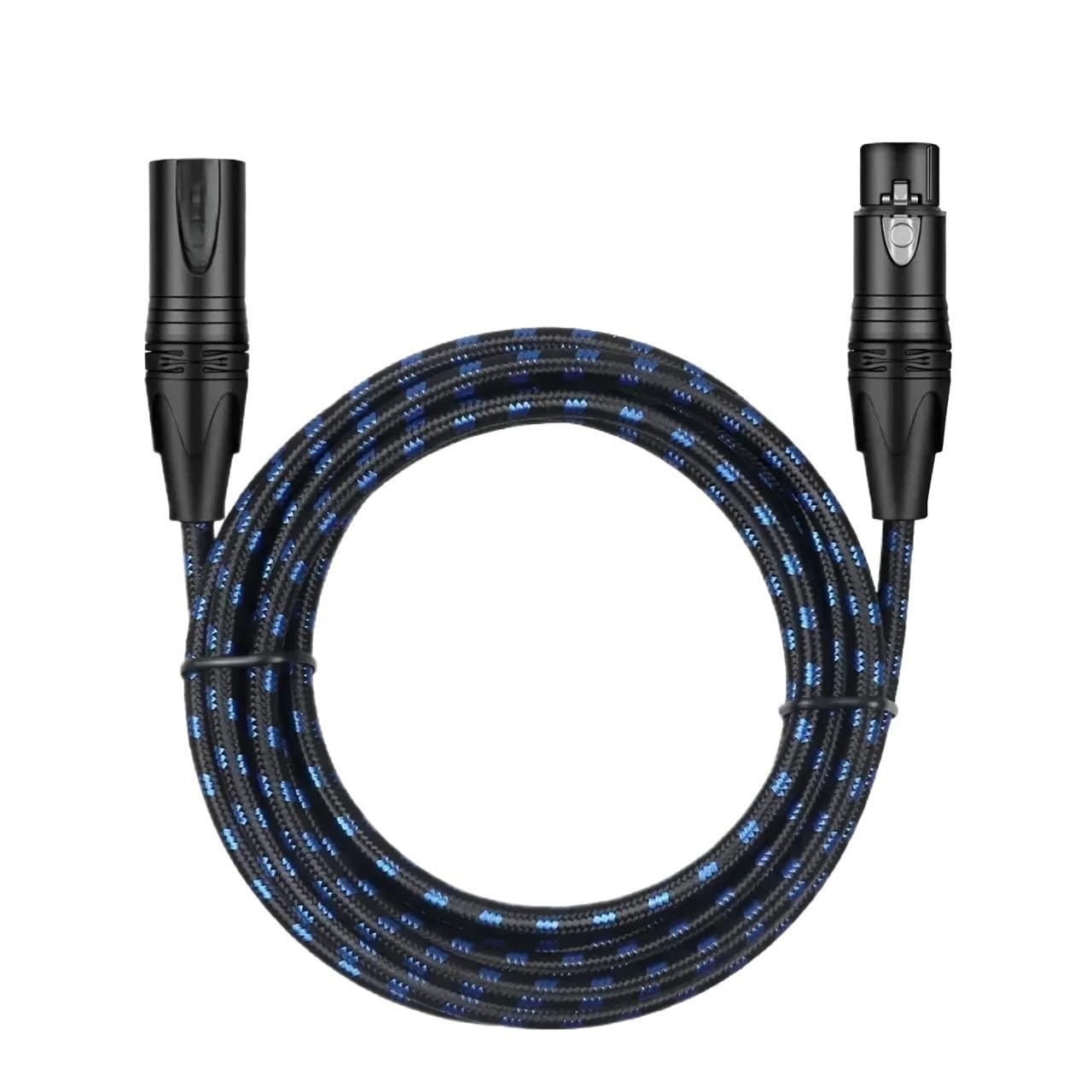 XLR Mic Cable 3-Pin XLR Male to Female Microphone Audio Cable Balanced DMX Patch Cords for Mixing Boards Pro Audio(15m)