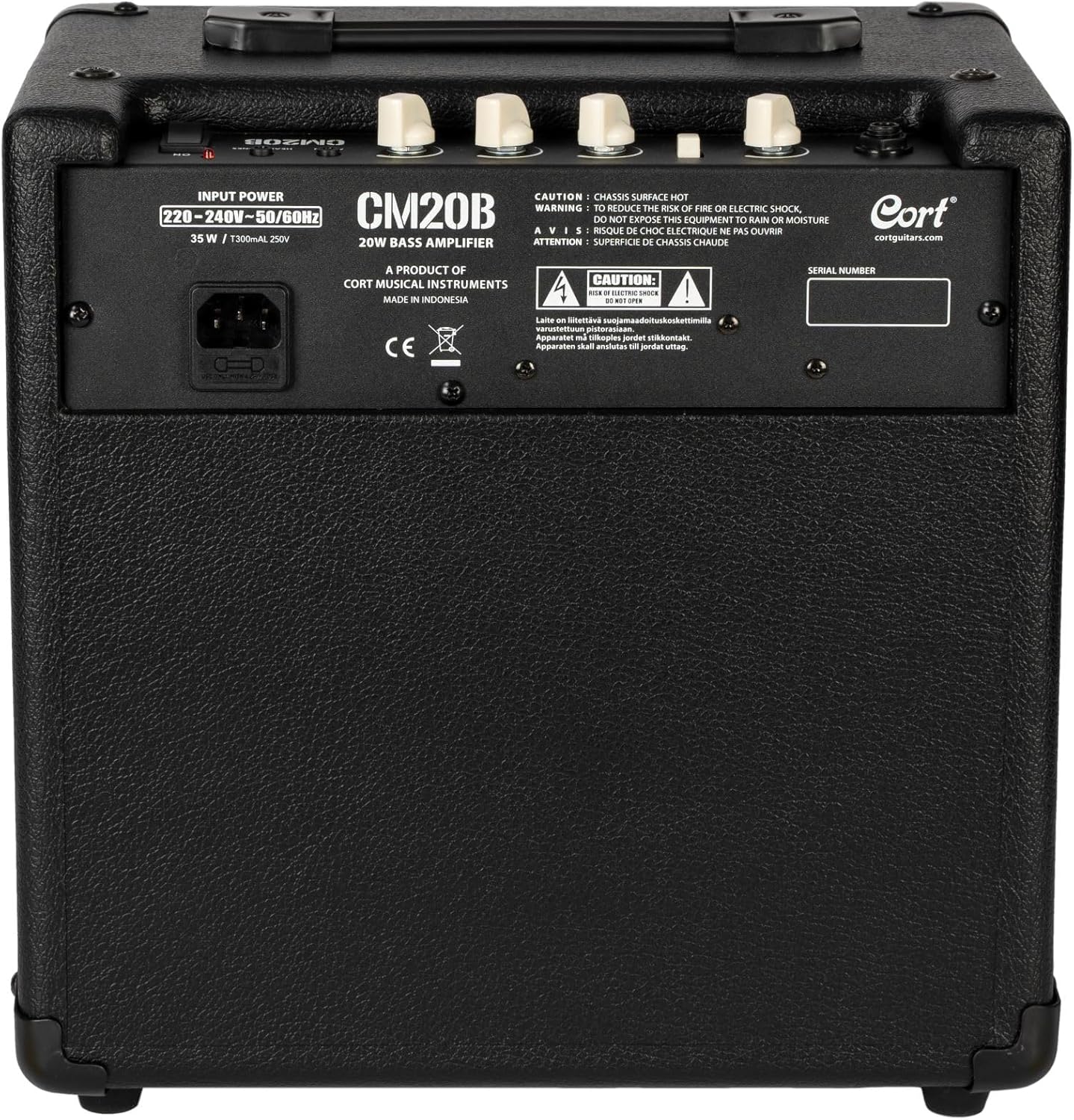 Cort CM20B 20 Watt 1 x 8 Combo Bass Amplifier