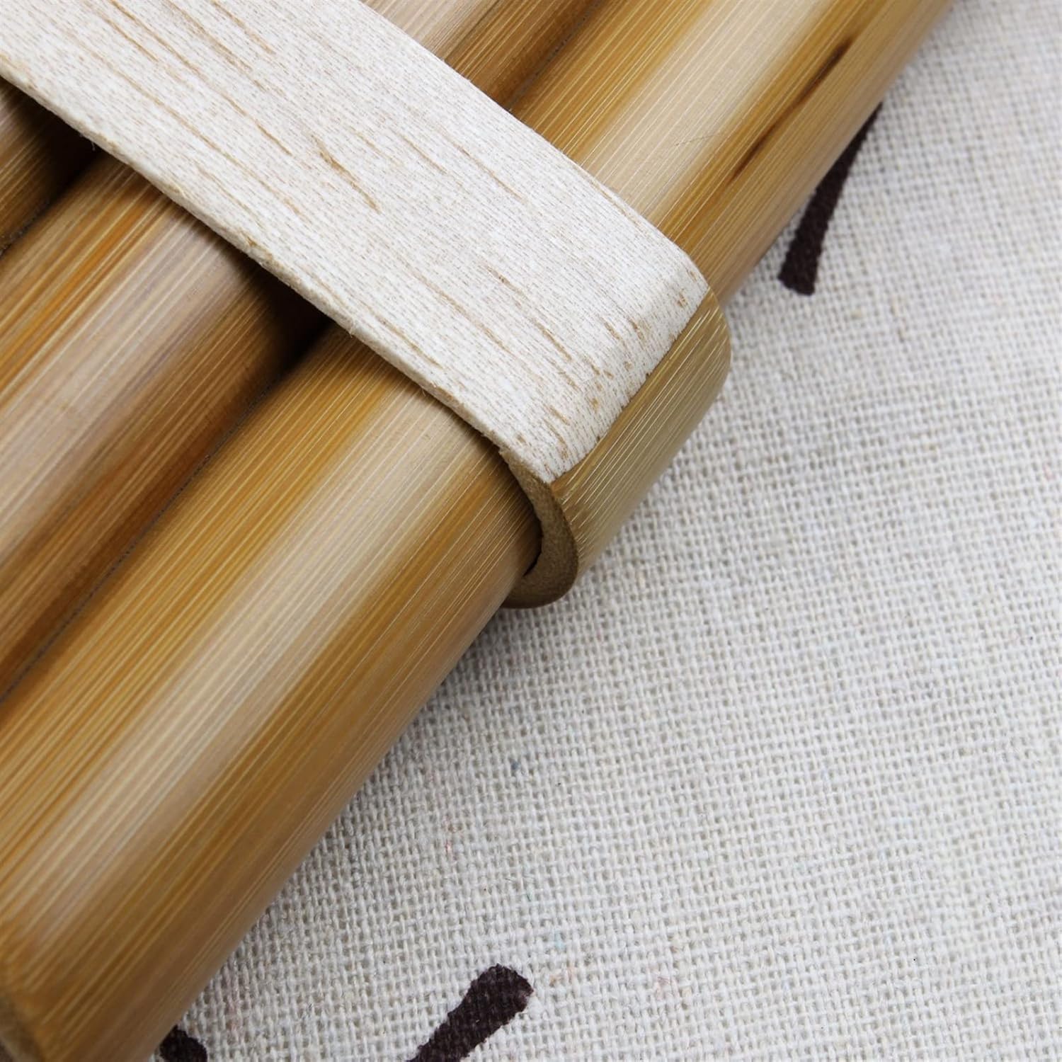 TSTS Beginner Pan Flute 15 Pipes Pan Flute G Key Folk Musical Instruments Woodwind Instrument Handmade Pan Pipes