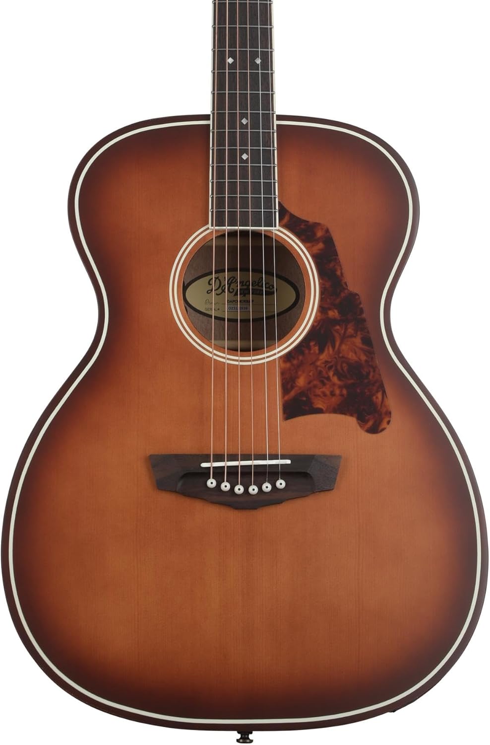 D'Angelico Premier Tammany OM Acoustic-electric Guitar - Caramel Burst