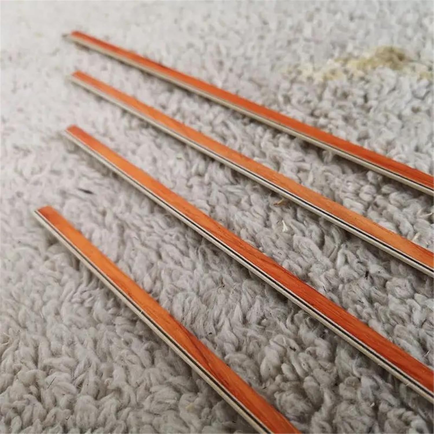 Unfinished Guitar making material 20 Pcs Guitar Binding Inlay Body Project Purfling Strip Bass Ukulele Accessories Wood(840)