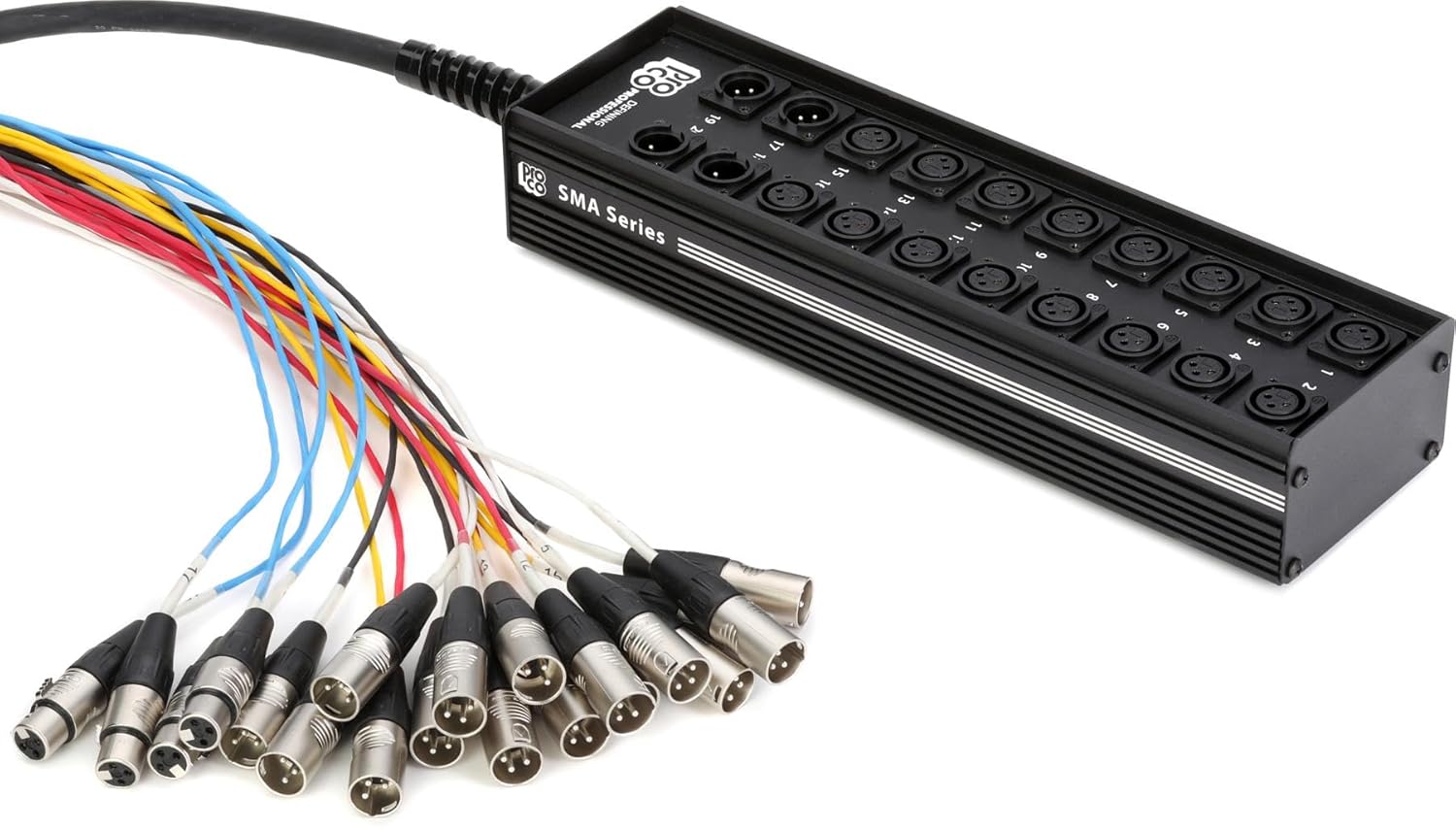 Proco SMA1604FBX-100 StageMaster 16x4 Stage Snake with XLR Returns - 100 Feet