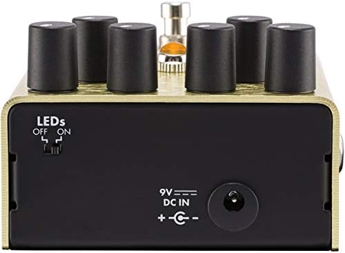 Fender Pugilist Distortion Pedal Bundle with Power Supply, Fender Instrument Cable, and 24 Picks