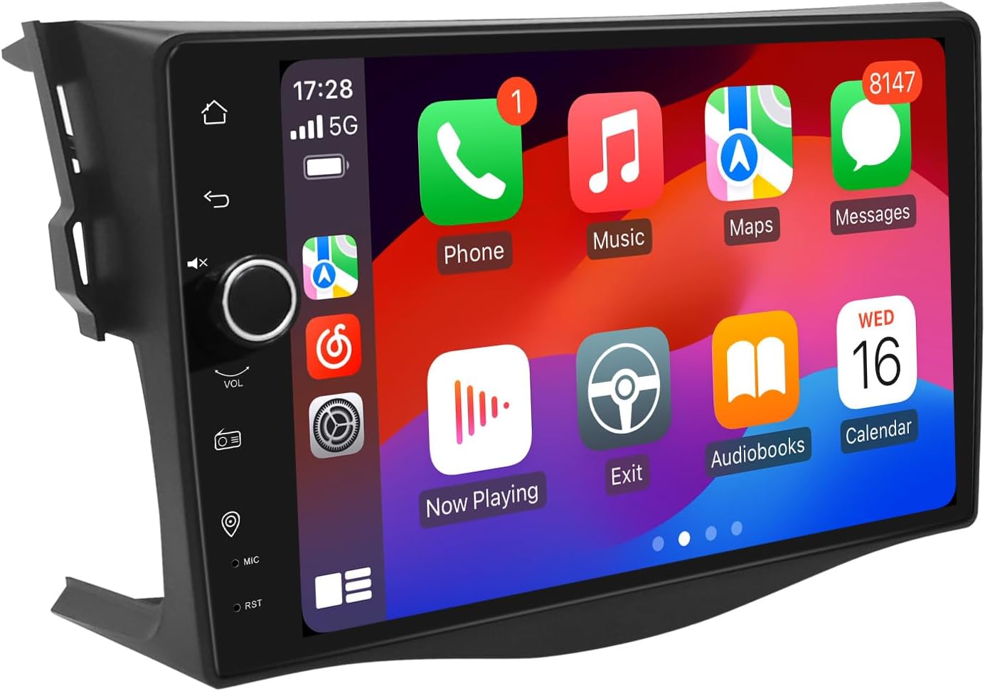 JOYING Car Radio for Toyota Rav4 2006-2012 Android 13 Car Stereo 9 Inch Touch Screen with Wireless CarPlay & Android Auto, GPS Navigation, SWC, Mirror Link, AM/FM Radio(JY-TT164N8)