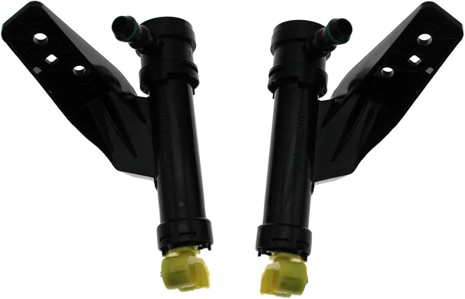 Car Headlight Washer Nozzle 2Pcs Car Headlight Washer Nozzle Jet Pump 98671-B1000 98672-B1000 Water Sprayer for Hyundai for Genesis G80 2015-2017