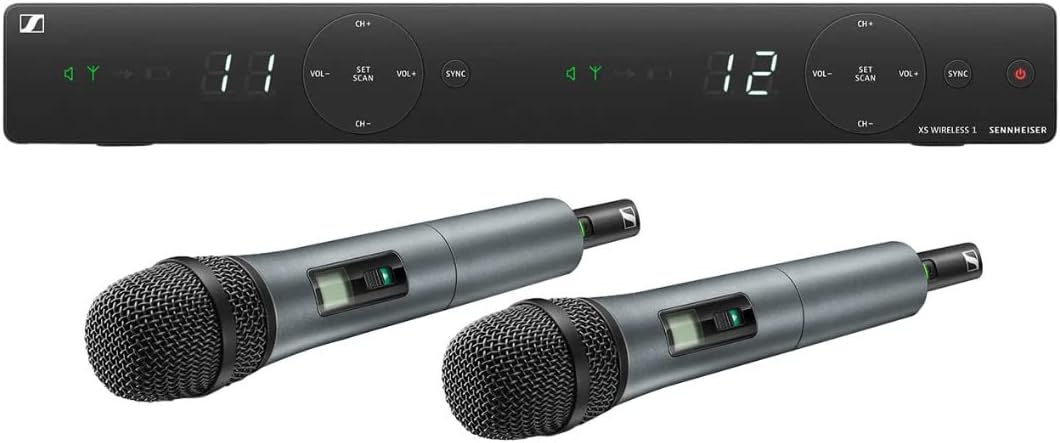 XSW 1-835 Dual-Vocal Set with 2 835 Handheld Mics (A: 548 to 572 MHz) (Renewed)