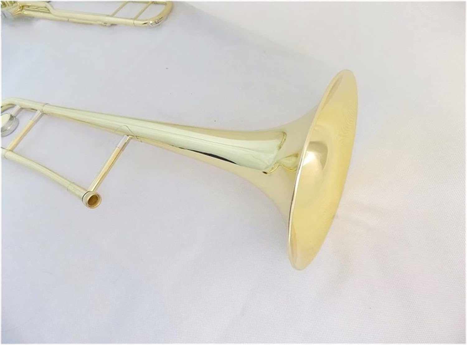 Student Trombone C Key Piston Trombone with Case Mouthpiece Yellow Brass Trombon Lacquer Musical Instruments Trombone Kit