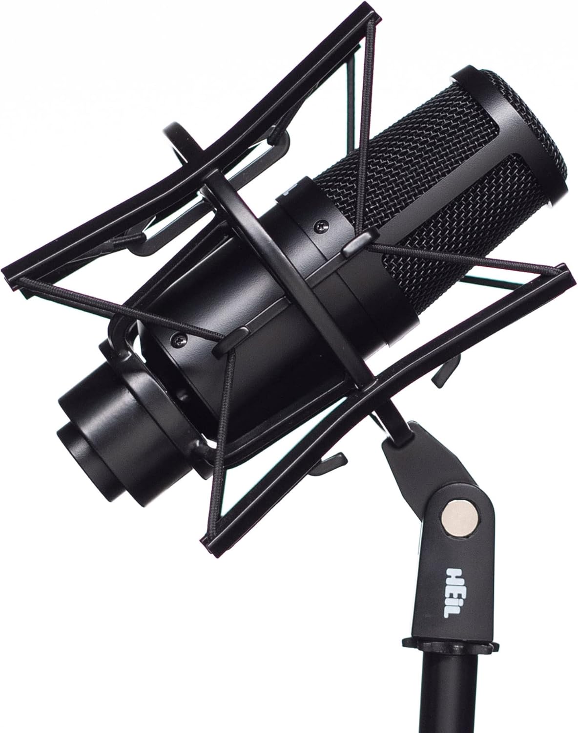 Heil PR 30 Dynamic XLR-Microphone for Video Podcast, Live Sound, Instrumentals, Recording, and Broadcast, Wide Frequency Response, Smooth Sound, Superior Rear Noise Rejection - Black