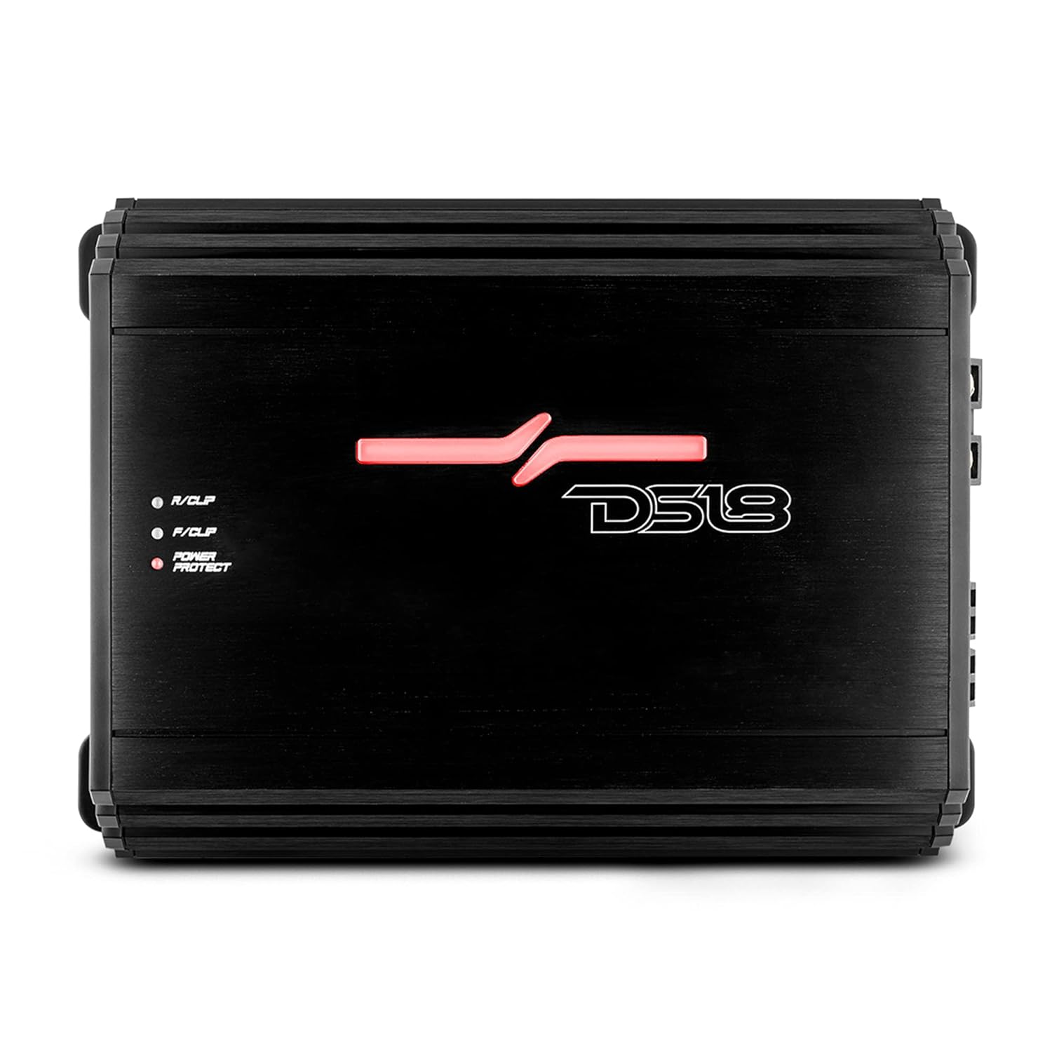 DS18 ZR800.4D Car Amplifier Class D 4-Channel Stereo Full Range Amp 3600 Watts Peak Power - Adjustable Frequency High/Low Pass Setting - Guaranteed to Supercharge Your Car Audio Sound System (Renewed)