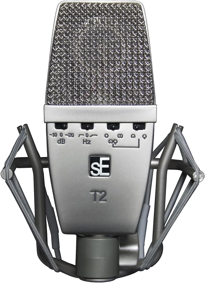 SE ELECTRONICS - T2 Multi Pattern Large Diaphragm Microphone with Titanium Capsule