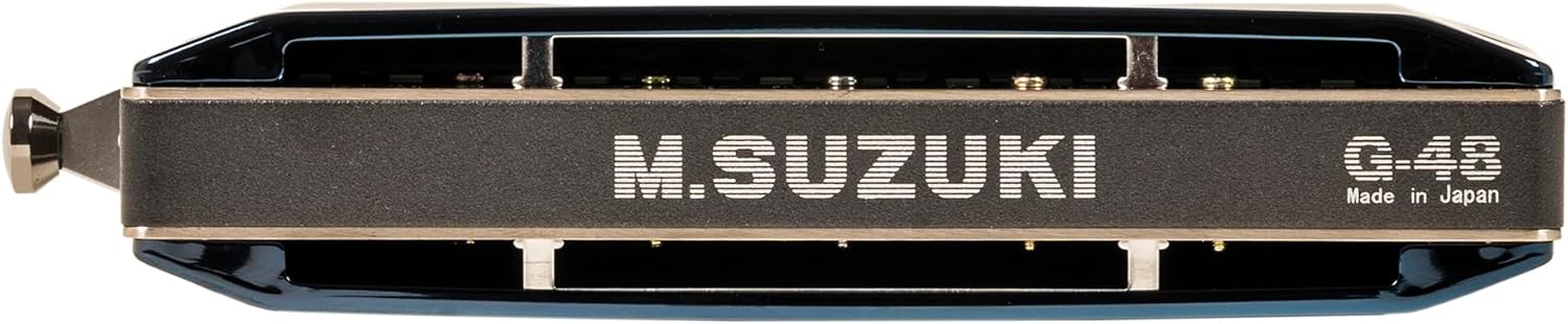 Other Gregoire Maret Harmonica, Dark Blue on Brass (G-48-C)