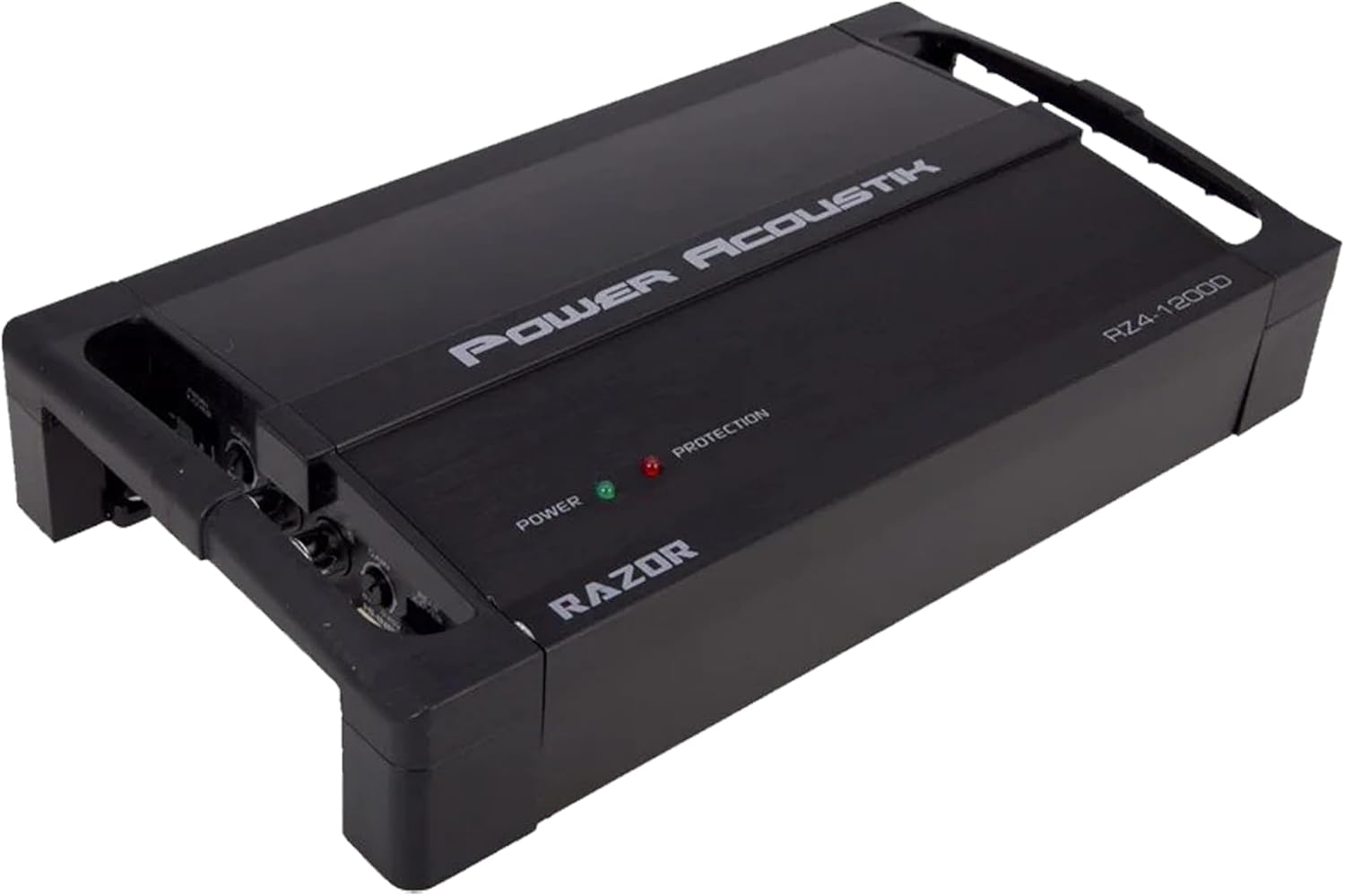 Power Acoustik RZ4-1200D 1200W Class D 4 Channel Amplifier, Black