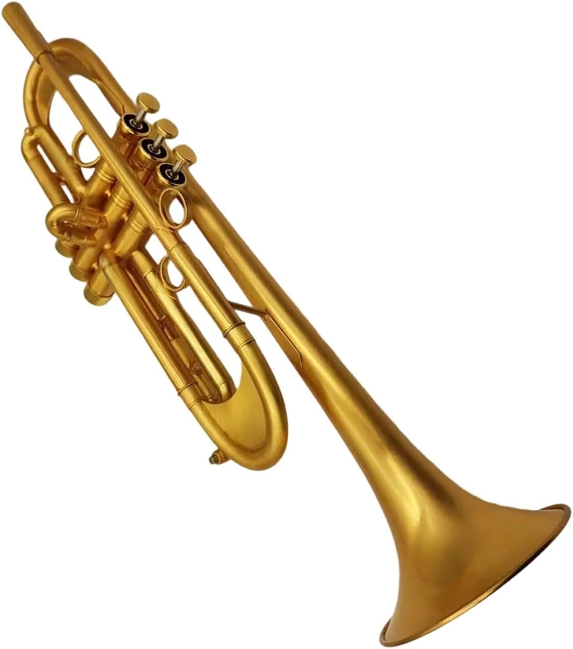 Trumpet Brass Set Bb Trumpet Gold Plated Brass Bell Professional Instrument With Box