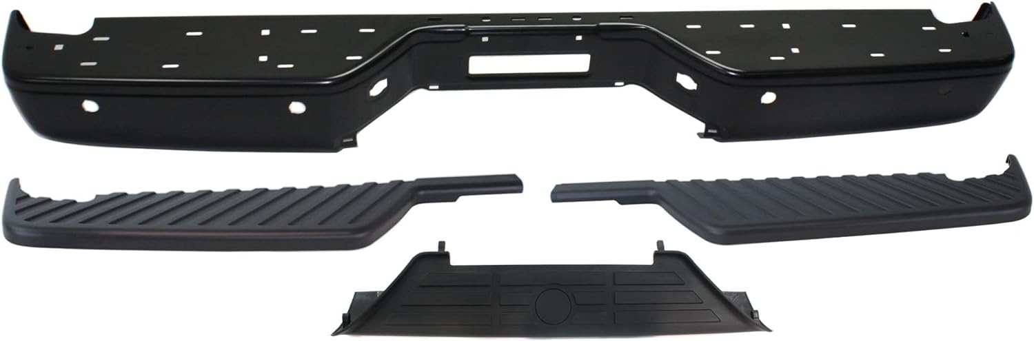 Garage-Pro Bumper Kit For 2004-2015 Nissan Titan With Park Distance Control Sensor, Steel Bumper Guard, Powdercoated Black, Automotive Exterior Accessories