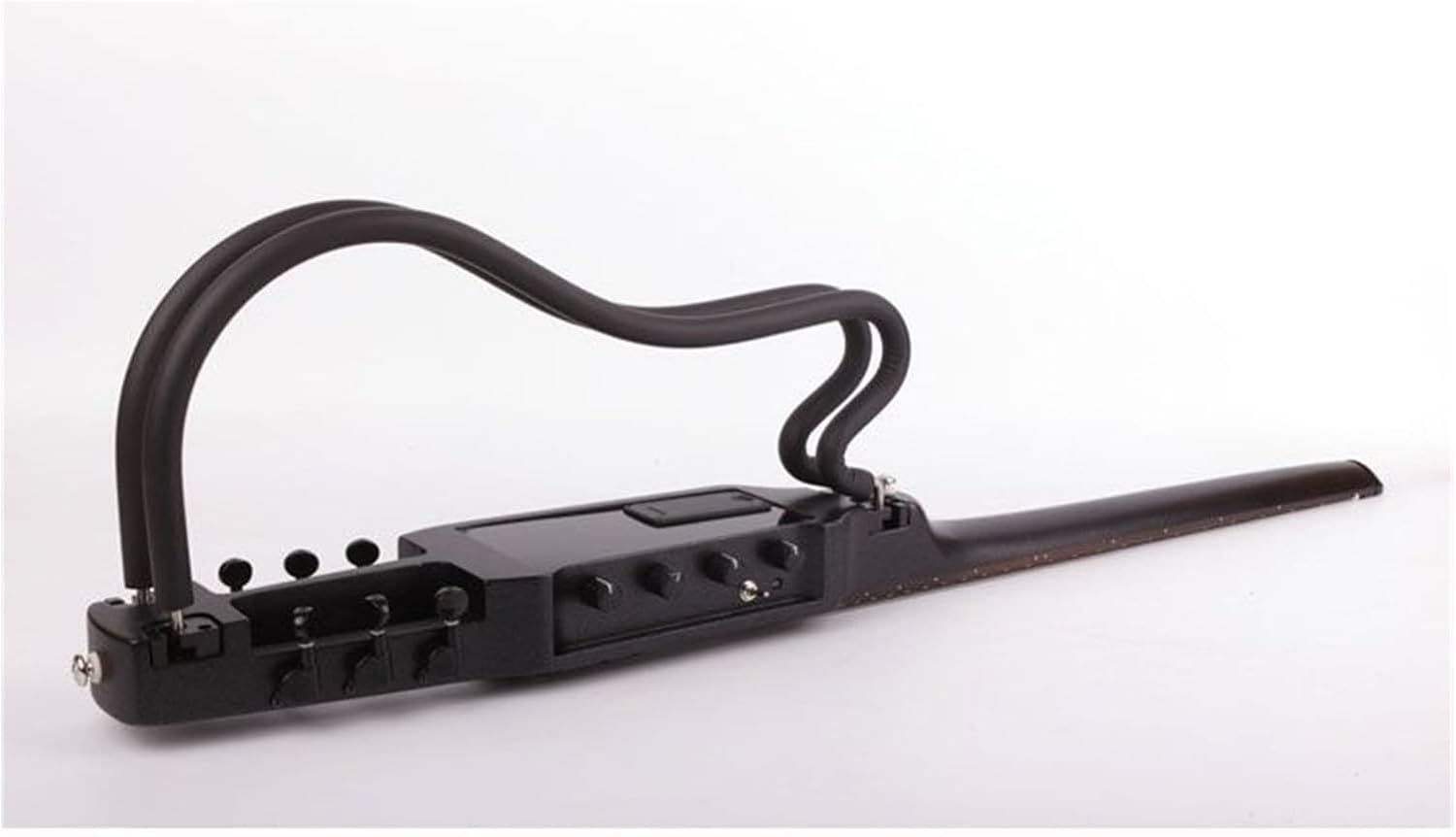 VENEKA Headless Electric Guitar Left and Right Hand Folding Mute Guitar Beginners Entry Portable Travel Headless Electric Guitar (Color : 02)