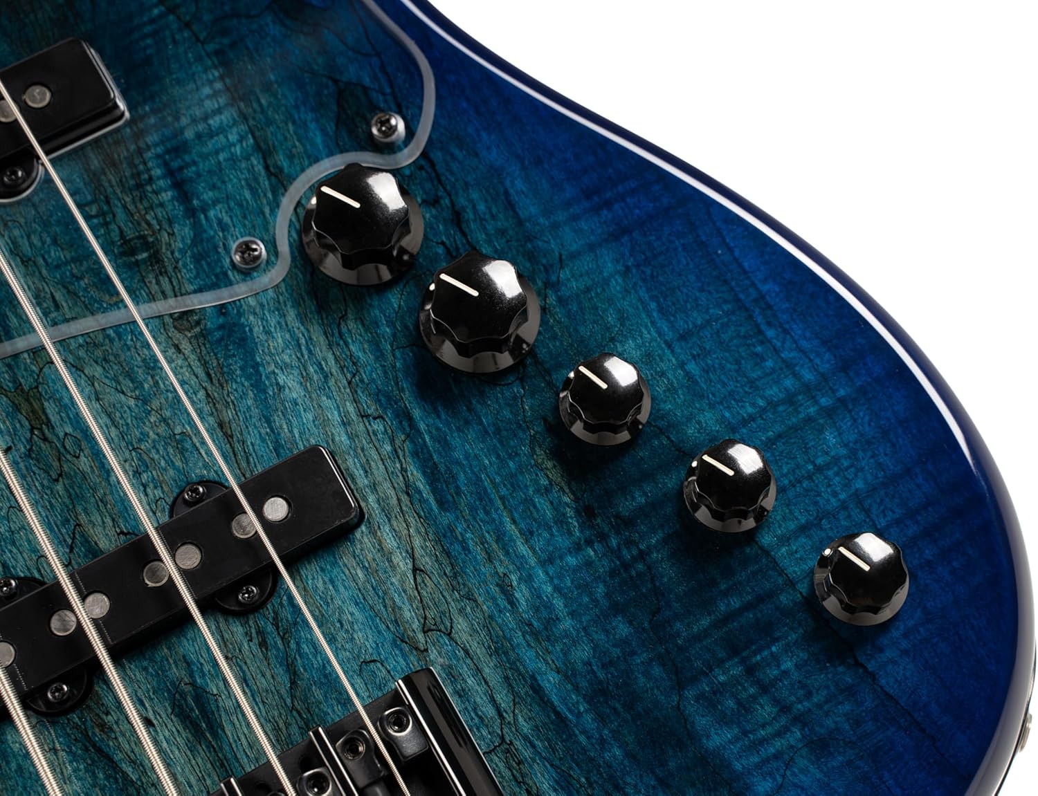 Cort GBFUSION4BB GB Series Fusion Bass Guitar, Blue Burst