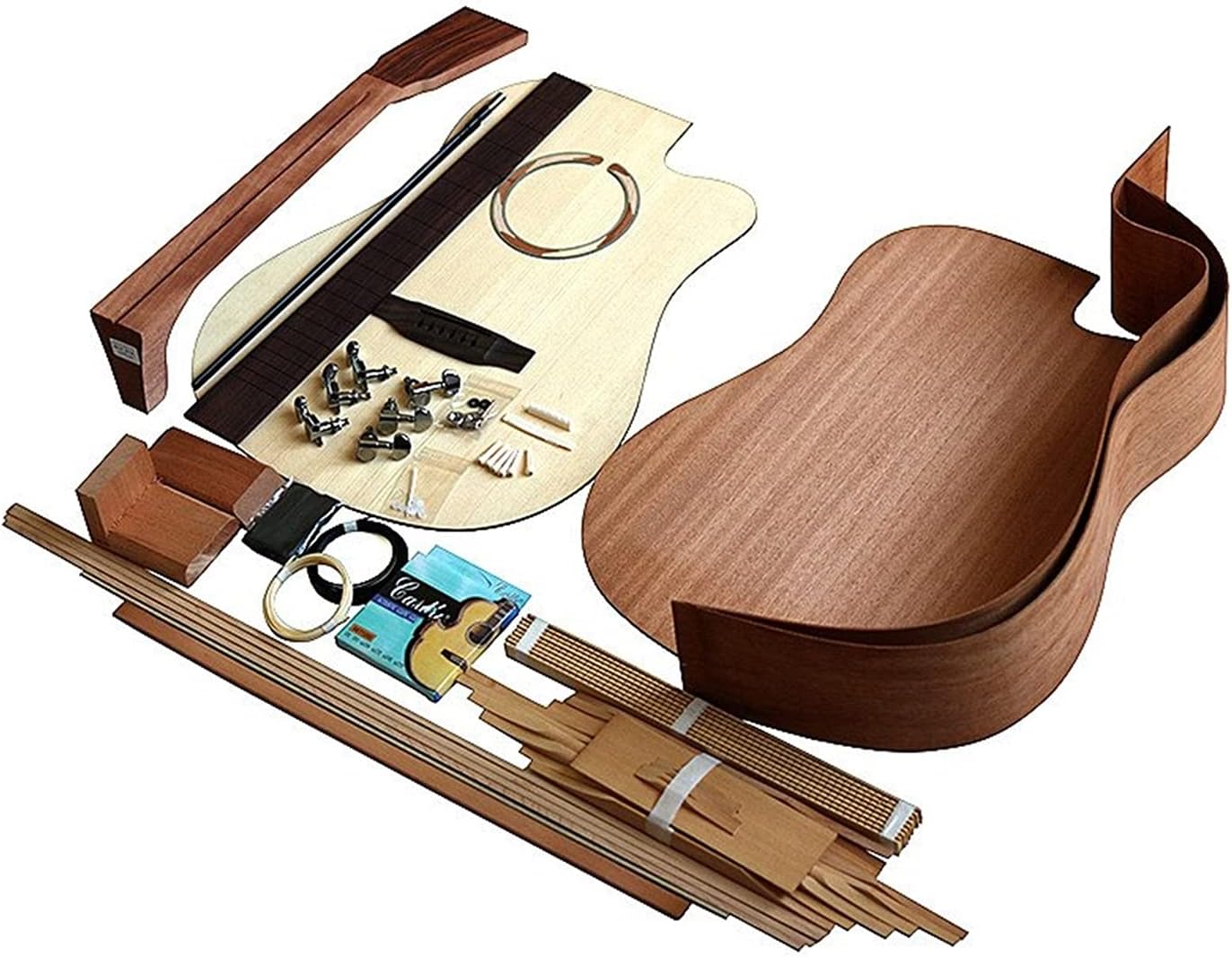 Unfinished Guitar Kit 1 Set DIY 41