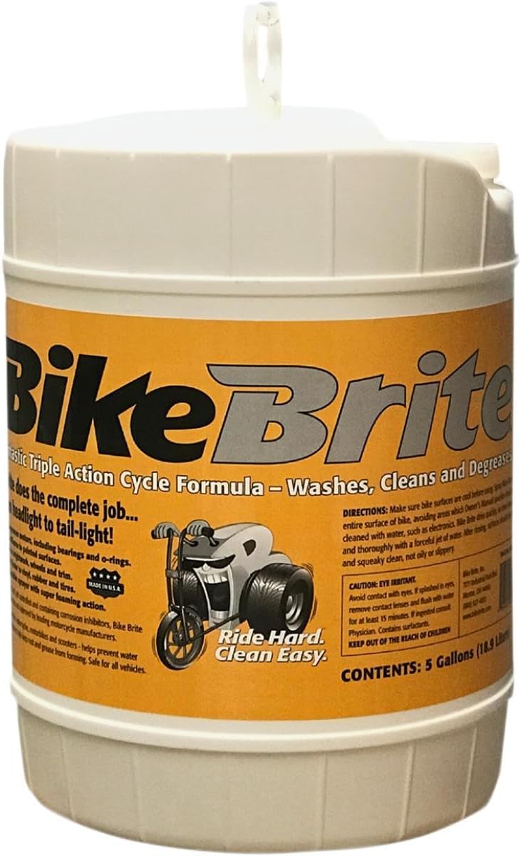 Bike Brite MC445G Motorcycle Spray Wash 5 Gallon Drum , Blue