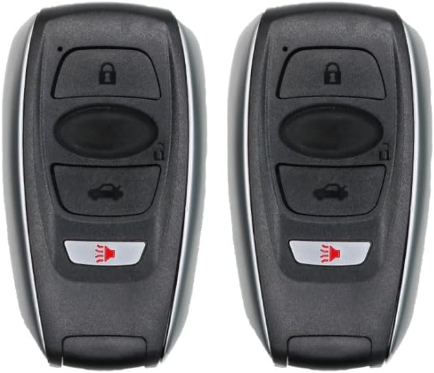 Replacement Smart Key Fob for Subaru Impreza 2016 FCC 2AOKM- SB5 Part Number 88835-AL04B 88835AL04B Pack of 2