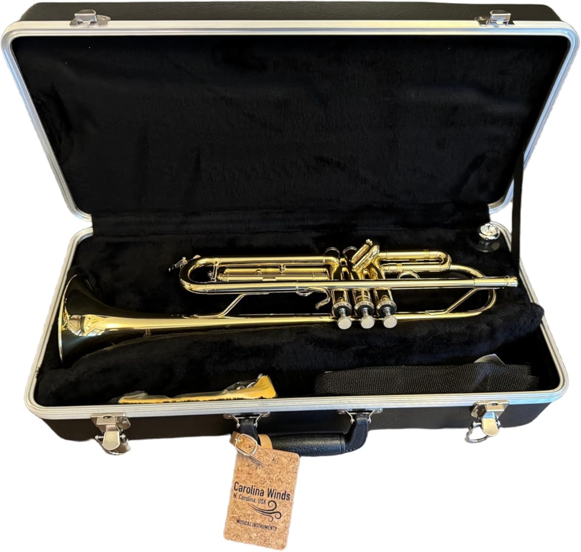 TEACHER APPROVED! Carolina Winds Premire Bb Trumpet (cw101cla) UPGRADED package Upgraded Premier Bb Trumpet cw201tpt package
